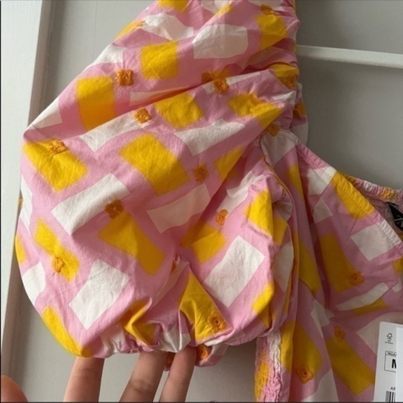 New Zara | Cute Balloon Sleeve Bodysuit - Picture 12 of 12